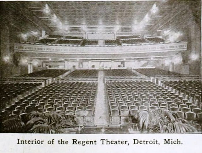 from Ben Gravel historic Detroit area architecture Regent Theatre, Detroit